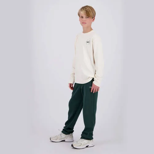Raizzed boxy longsleeve met backprint ivoor, foto 4