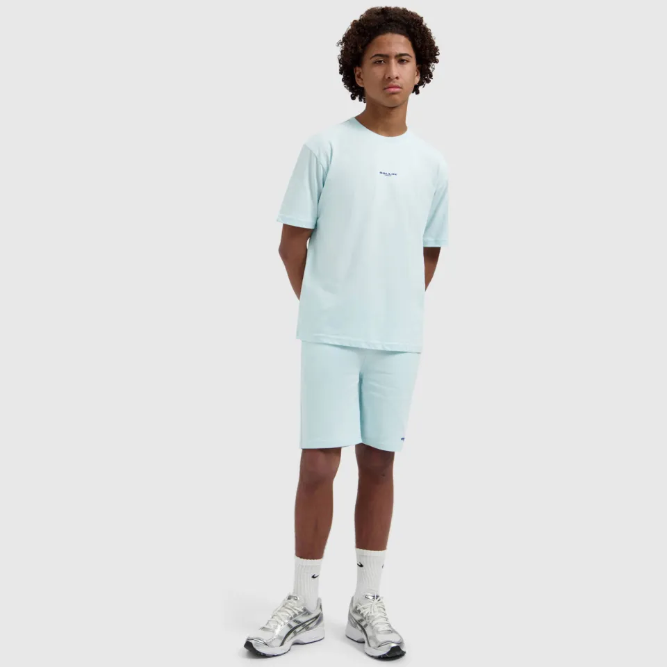 Ballin regular sweatshort lichtblauw