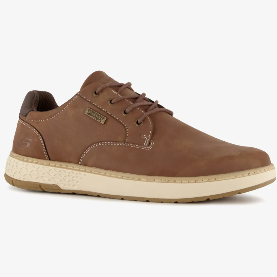 Skechers Garlan Pryor veterschoenen bruin, foto 7