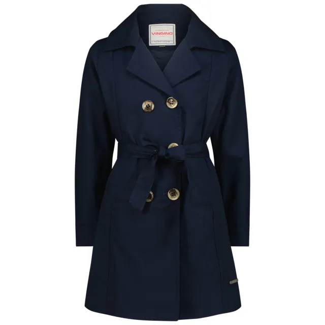 Vingino trenchcoat donkerblauw