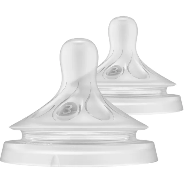 Philips Avent Flesspeen Natural Response 1+ mnd Flow 3 SCY963/02 2 stuks