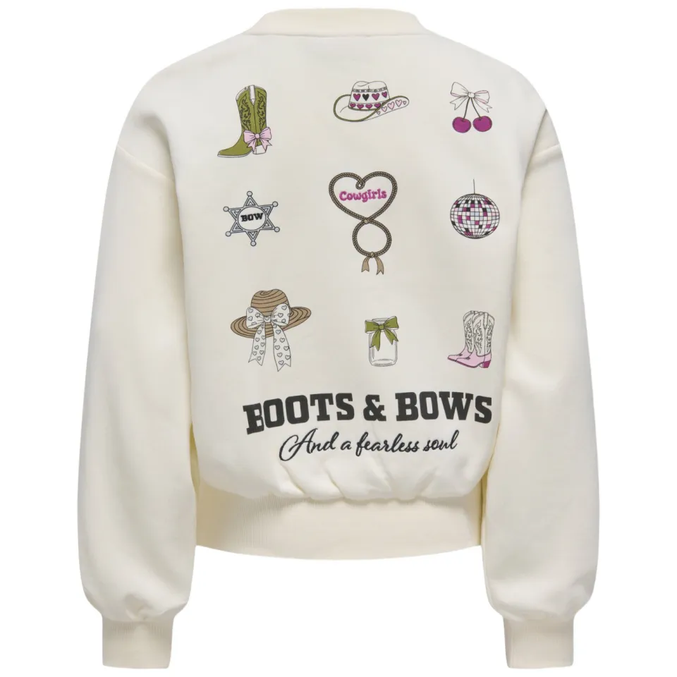 KIDS ONLY GIRL sweater met backprint - ecru, foto 2