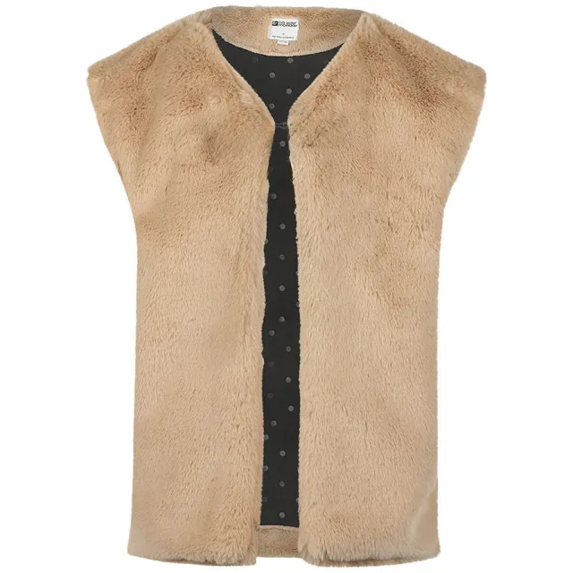 No Way Monday rechtvallend gilet - beige, foto 2