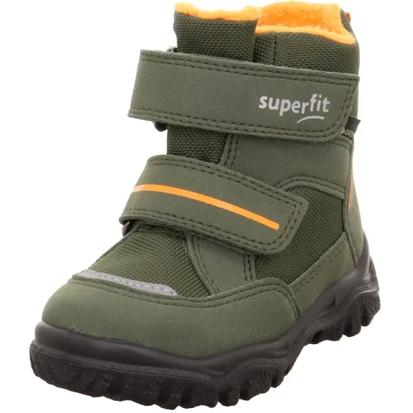 Superfit Kid's Husky1 - Winterschoenen, olijfgroen