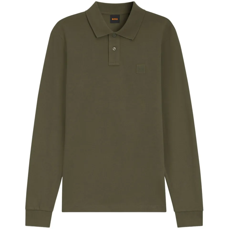 Boss slim fit polo met logo - bright green, foto 2