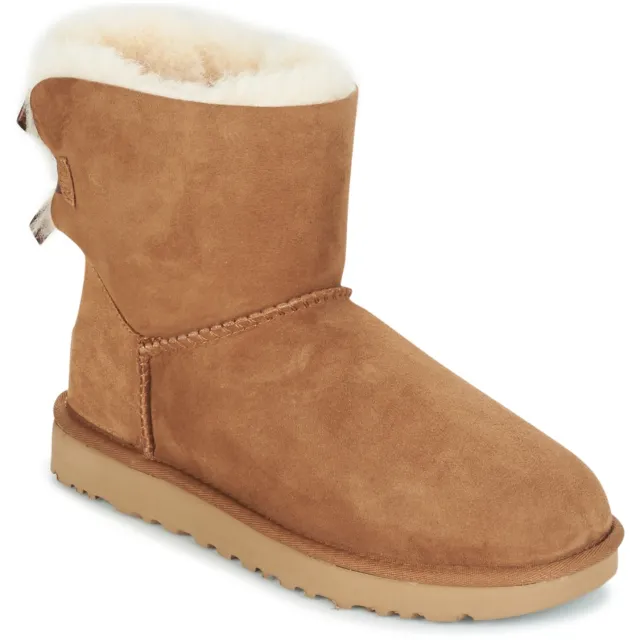 Ugg Mini Bailey Bow II laarzen kastanjebruin chestnut, foto 2
