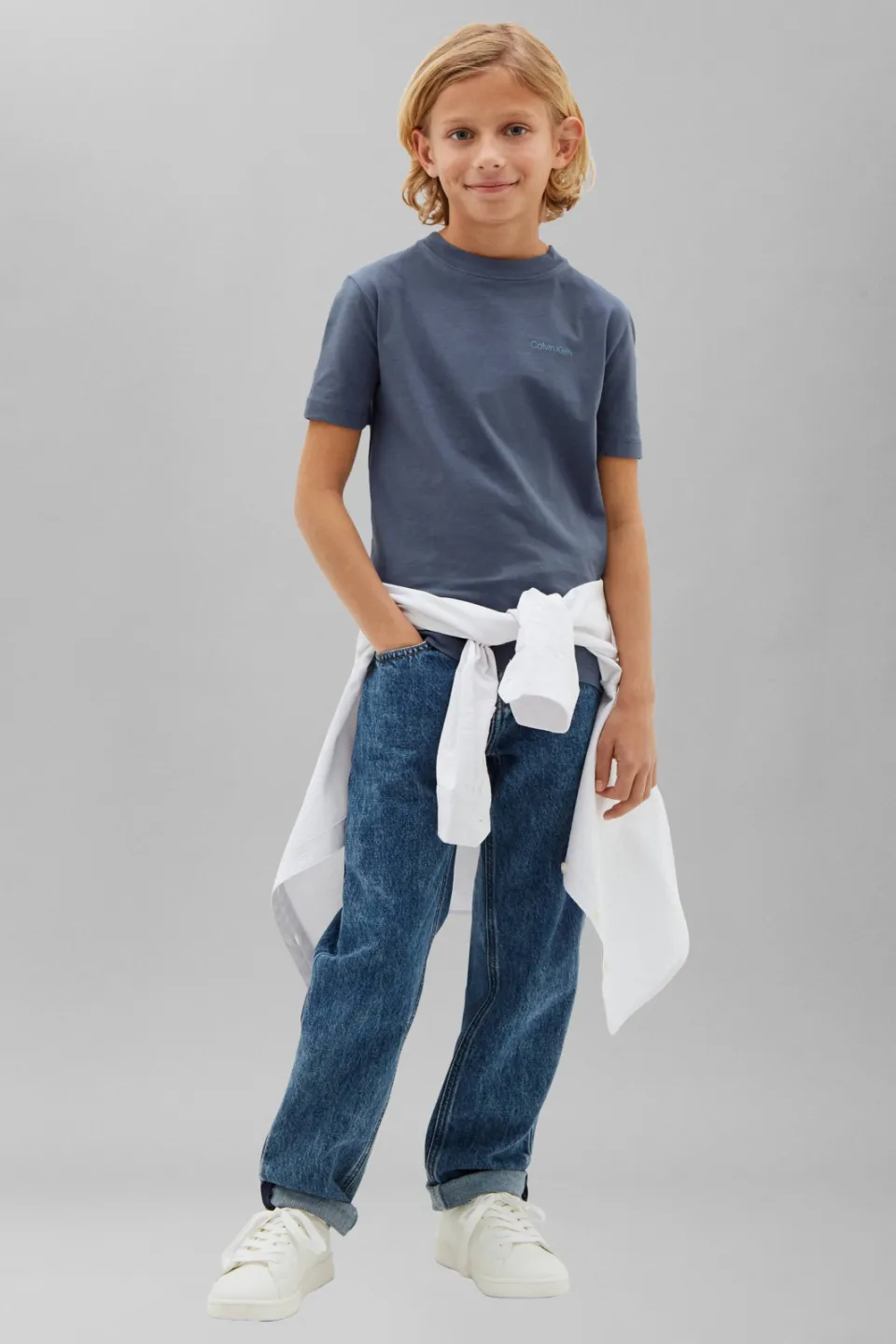 Calvin Klein T-shirt donkerblauw, foto 6