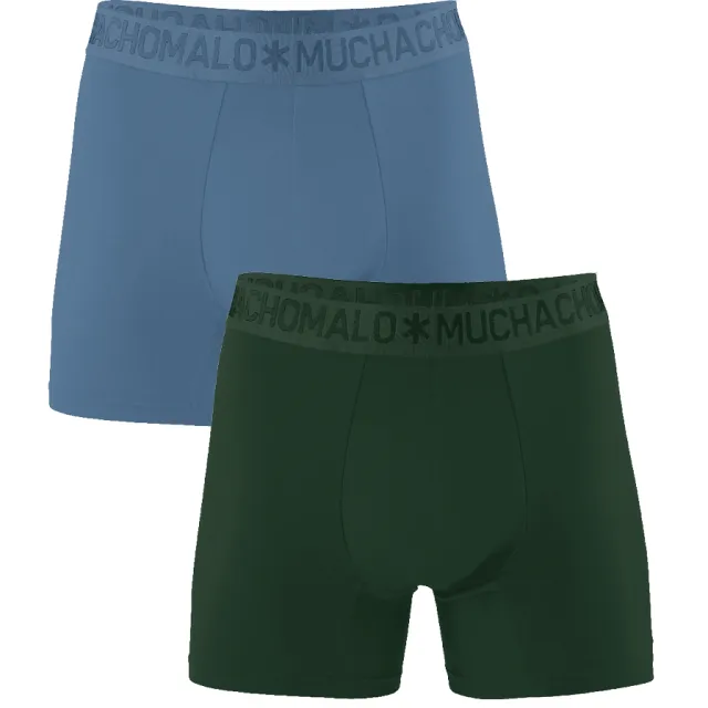 Muchachomalo Heren 2-pack Boxershorts Licht Katoen veelkleurig