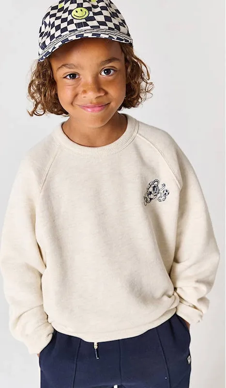Tumble 'n Dry sweater met backprint - beige