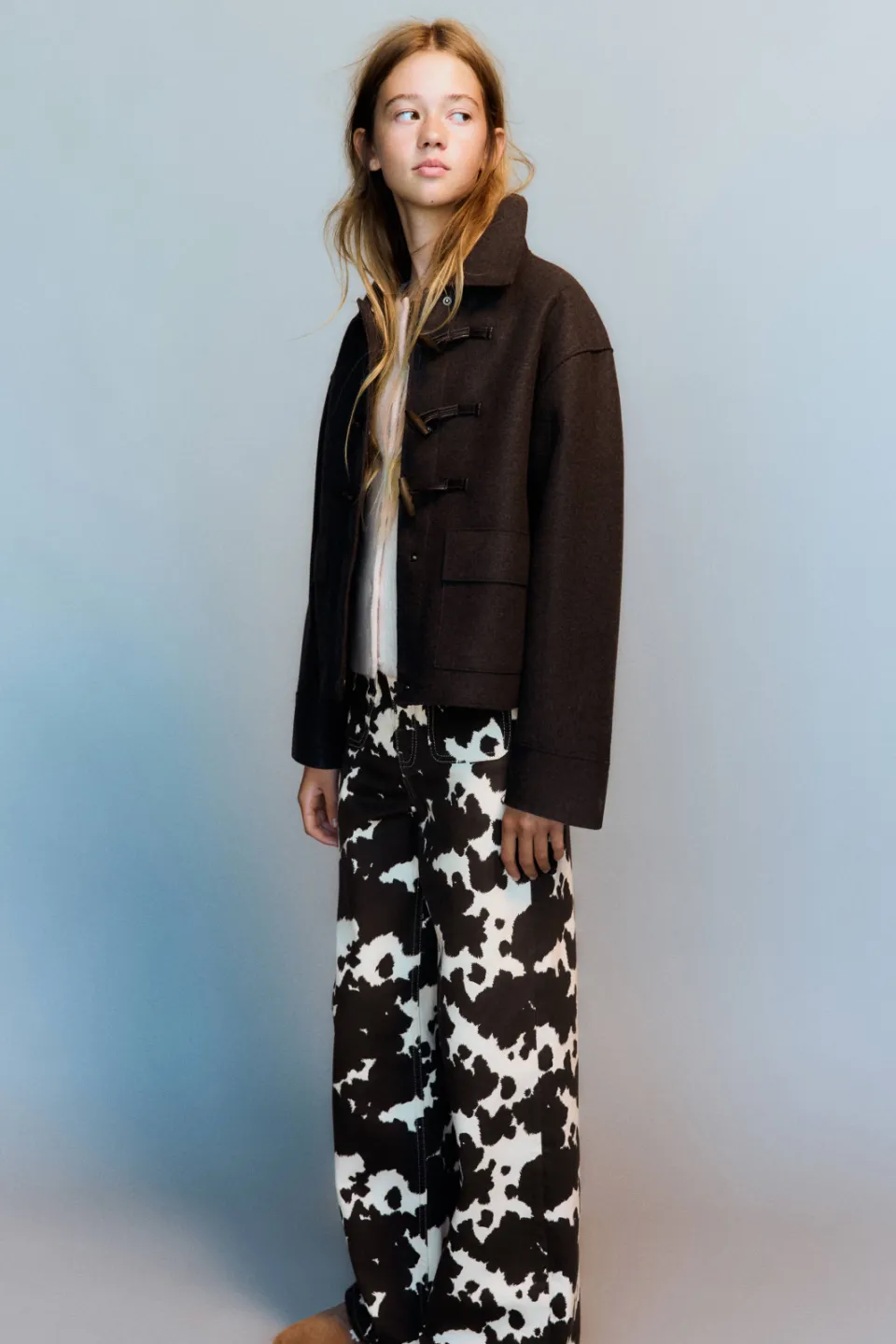Mango Kids tussenjas donkerbruin