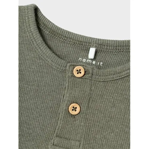 NAME IT MINI NMMKAB longsleeve olijfgroen, foto 4