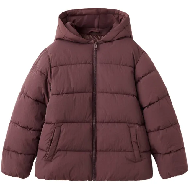 Mango Kids winterjas donkerrood, foto 2