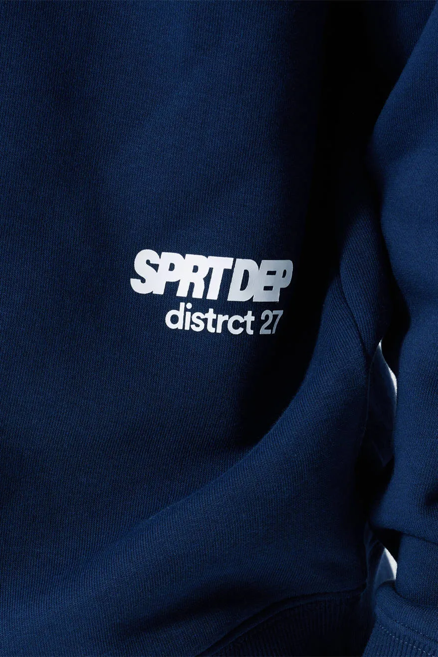 Shoeby oversized hoodie - donkerblauw, foto 6