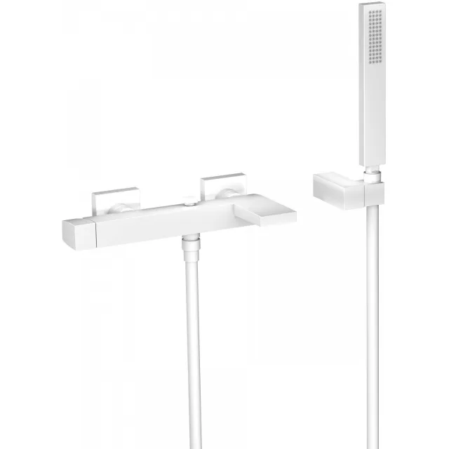 Badmengkraan Tres Slim Exclusive Opbouw Vierkant Mat Wit