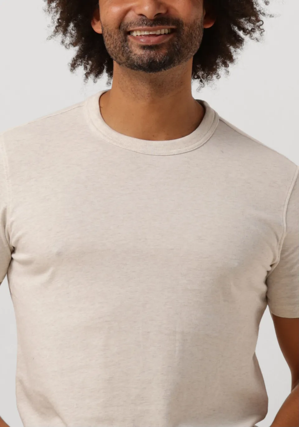 Profuomo Heren Polo's & T-shirts Jersey - Beige, foto 4