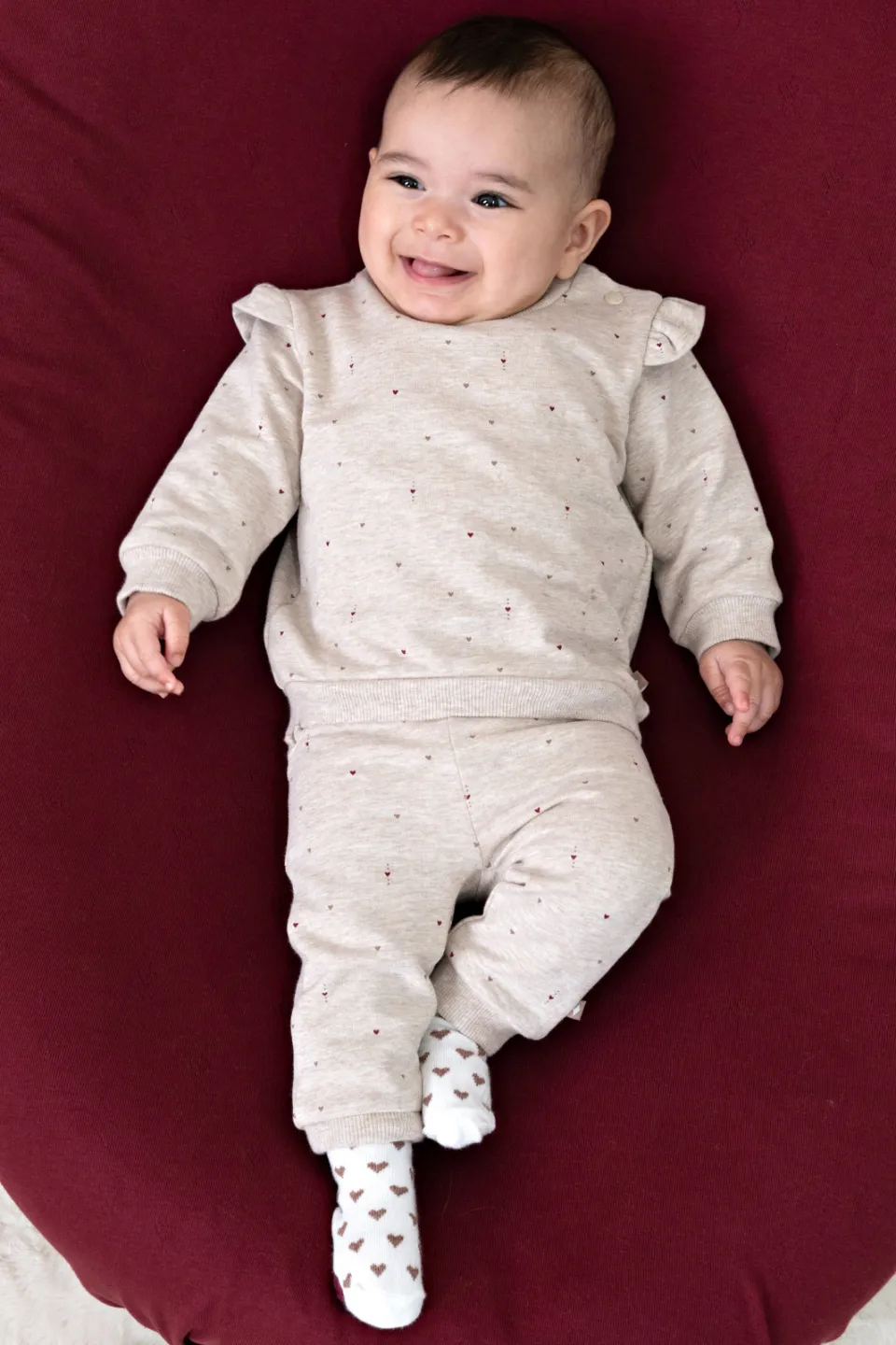 Feetje My Little Love joggingbroek taupe, foto 8