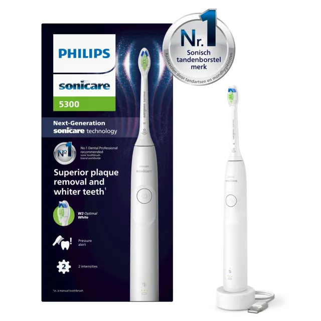 Philips Sonicare 5300 HX7108/01 tandenborstel wit