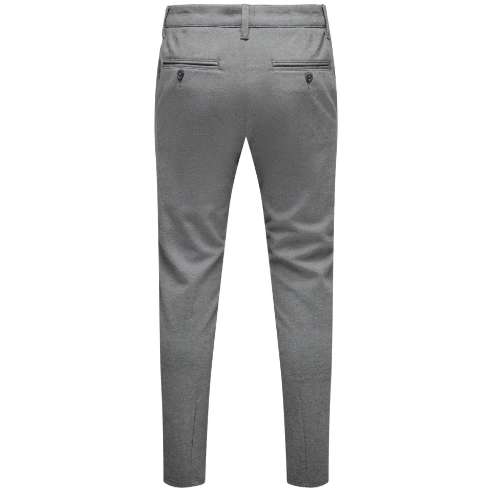 Only & Sons Mark slim chino grijs melange, foto 4