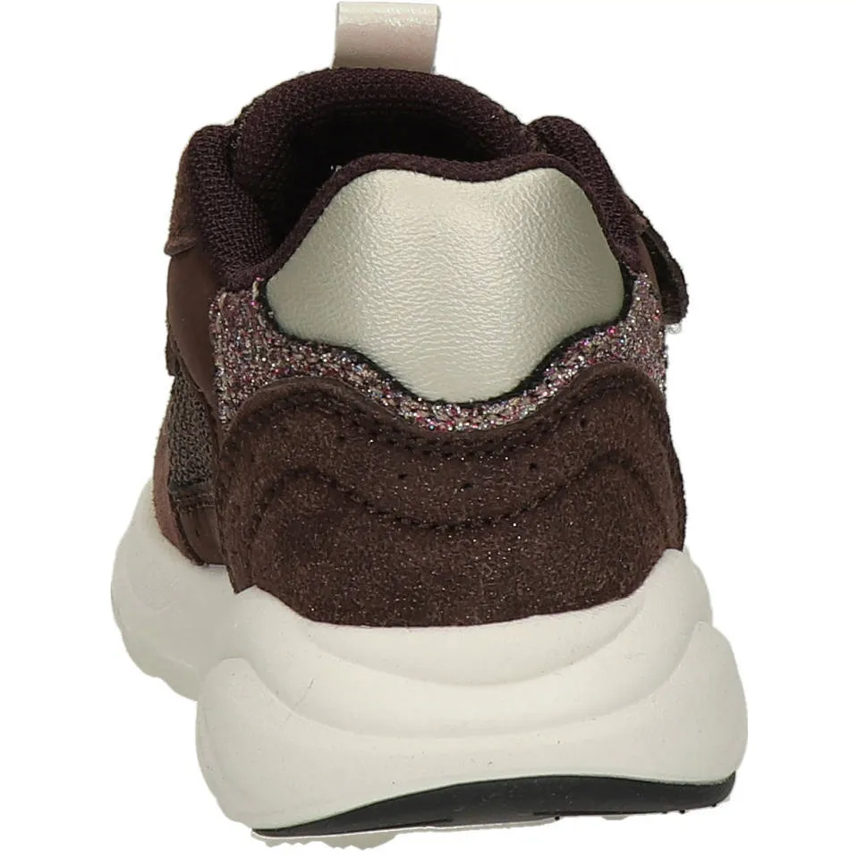 Nelson Kids imitatieleren sneakers - bruin, foto 2