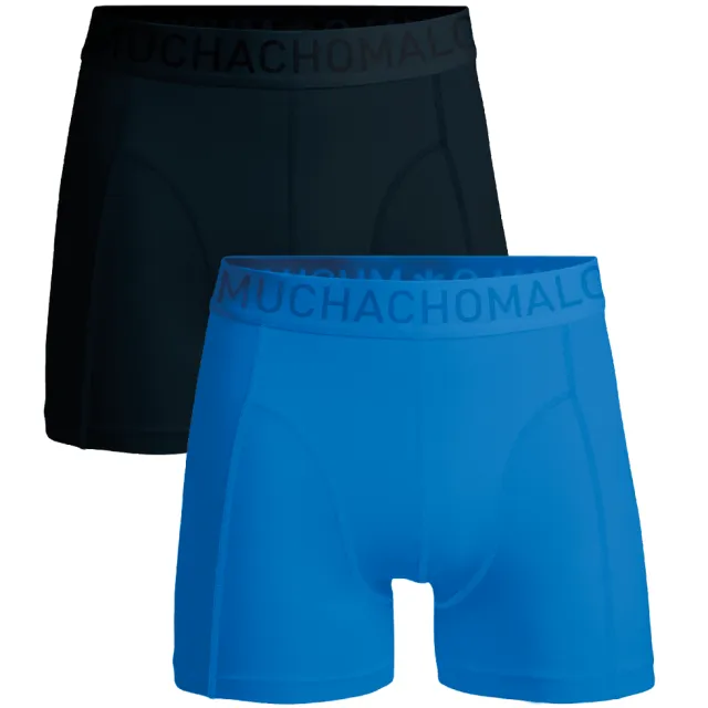 Muchachomalo Heren 2-pack Boxershorts Microfiber Blauw
