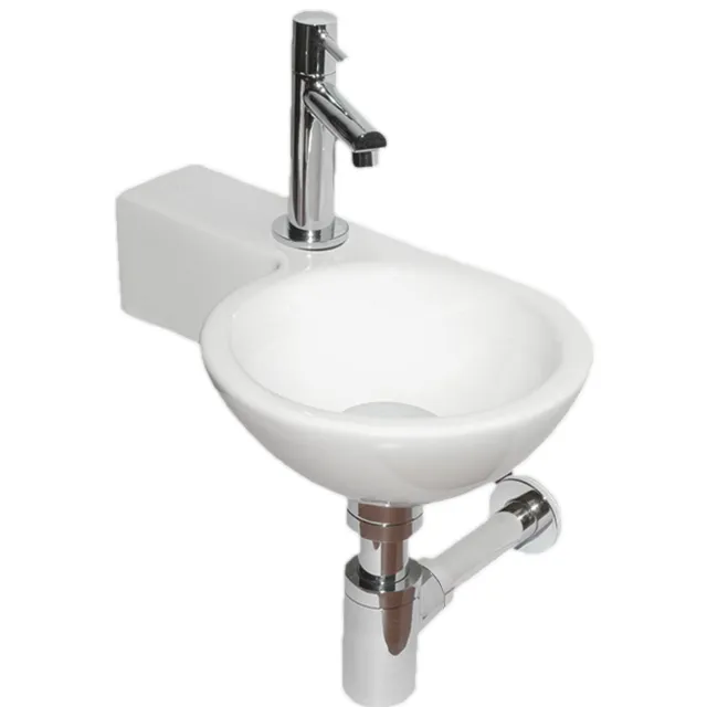 Best Design Fonteinset Best Design Step One Pack Kraangat Links Rond Wit