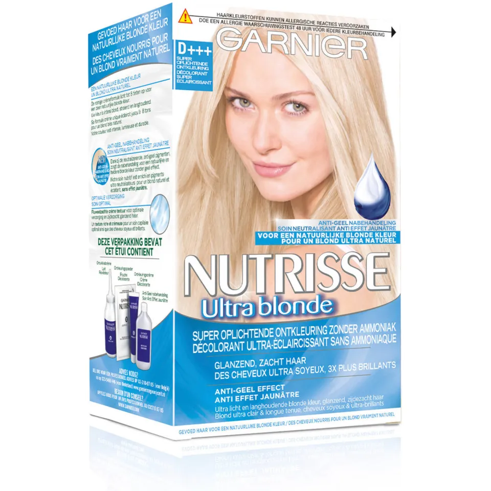 Garnier Nutrisse Ultra Blonde haarkleuring D+++ d+++ super oplichtende ontkleuring, foto 3