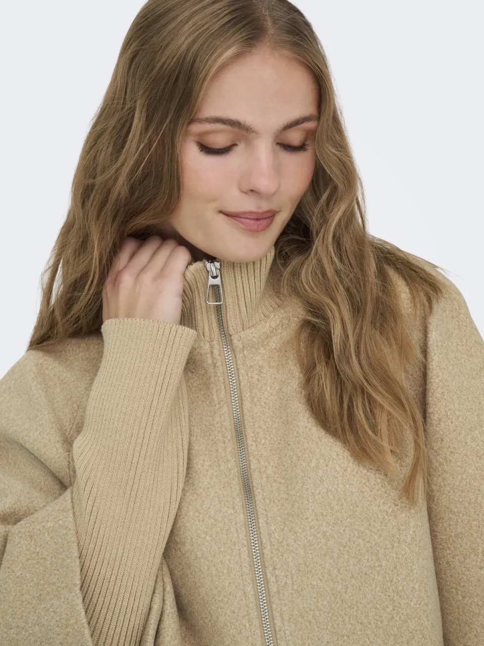 JDY Memory korte jas beige, foto 6