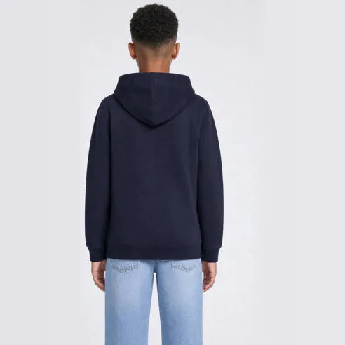 Petrol Industries rechtvallende hoodie met logo - donkerblauw, foto 3