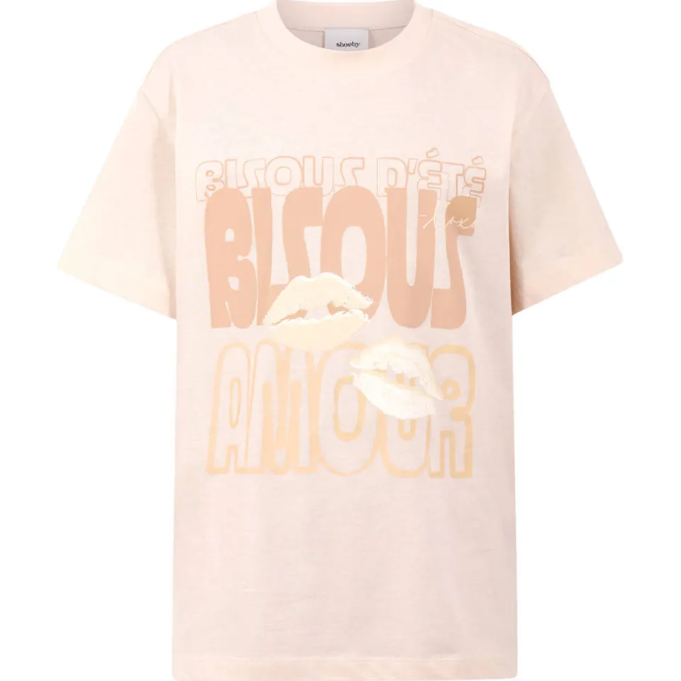 Shoeby T-shirt ecru, foto 2