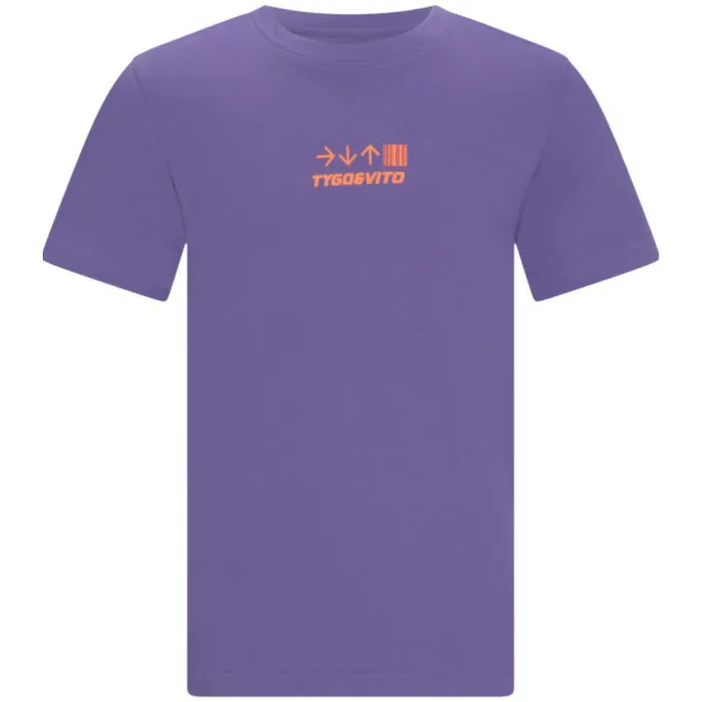 TYGO & vito jersey t-shirt paars, foto 2