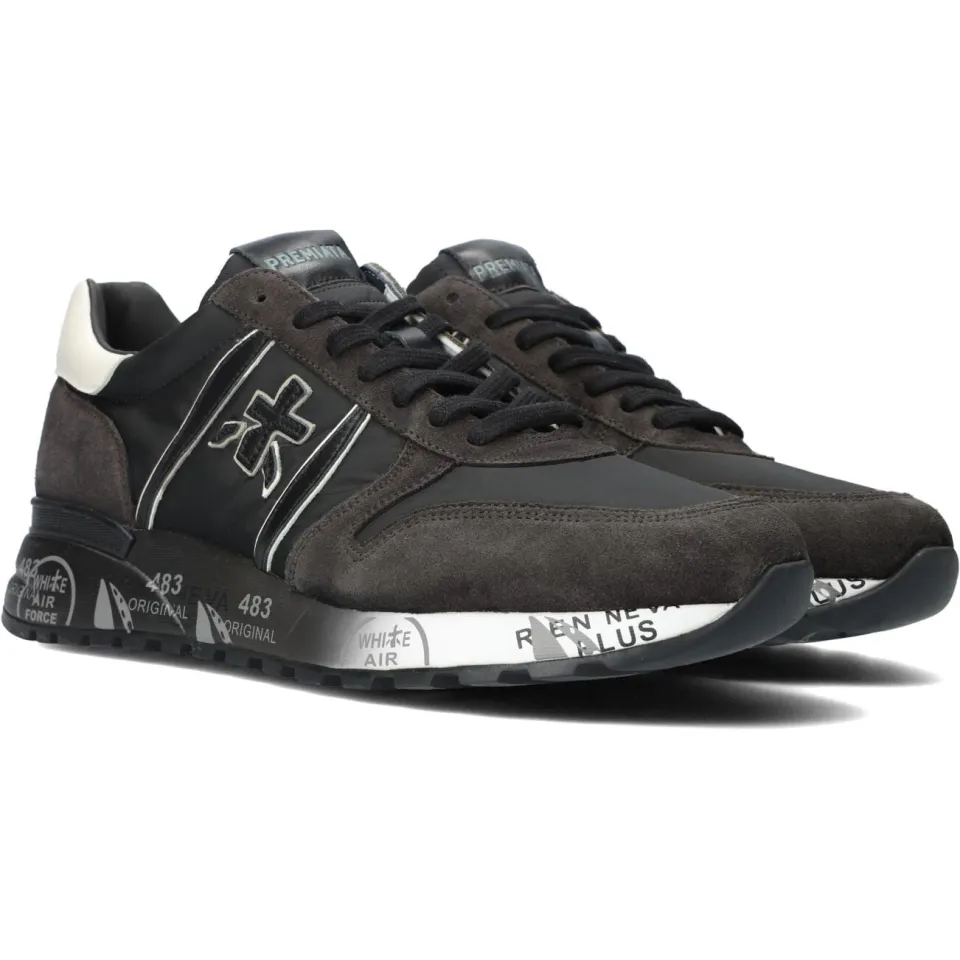 Premiata Heren Sneakers Lander - Grijs, foto 3