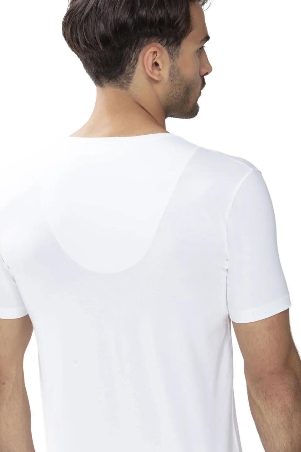 Mey Dry Cotton V-hals t-shirt wit, foto 4