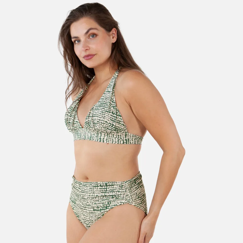 Barts high waist bikinibroekje Cascis groen/wit, foto 4