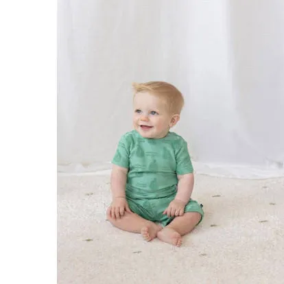 Feetje casual short Seaside Happiness groen, foto 3