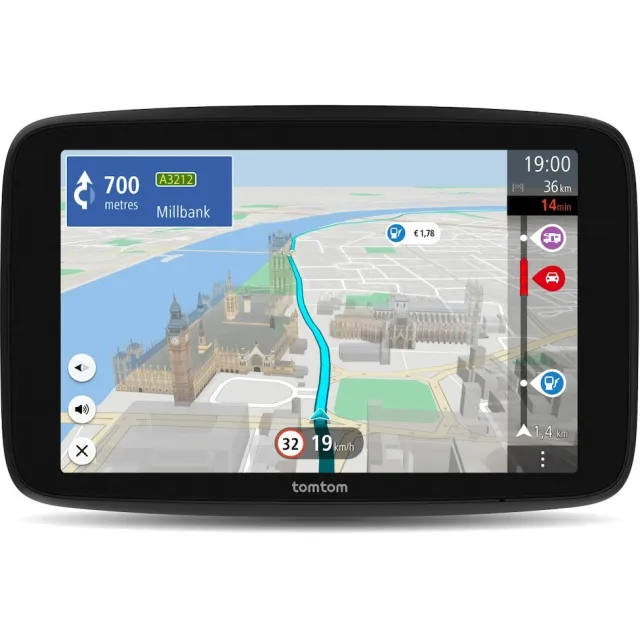 TomTom GO Camper Max Wereld Premium Pack Autonavigatie Zwart