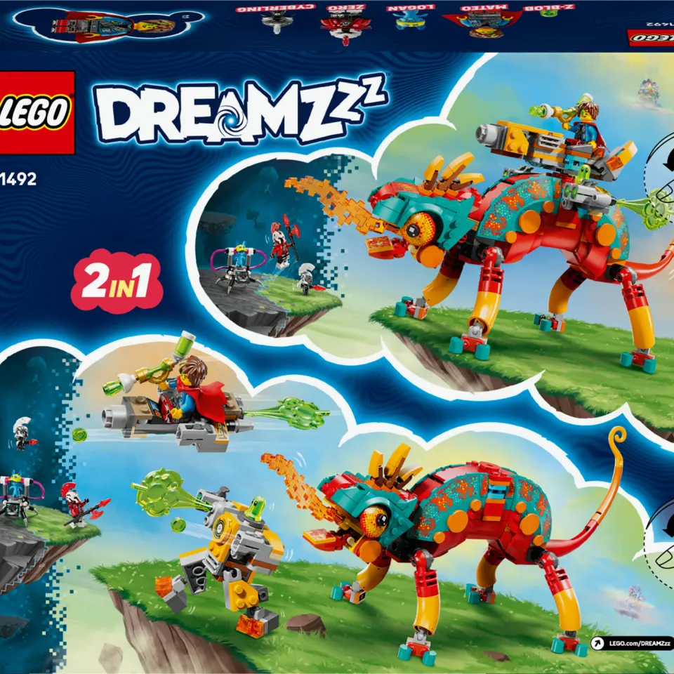 Lego DREAMZzz Mateo's Vuurkameleon Speelgoed 71492, foto 2