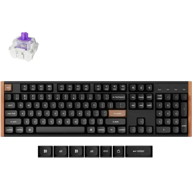 Keychron K10 HE-F1 Special Edition toetsenbord zwart