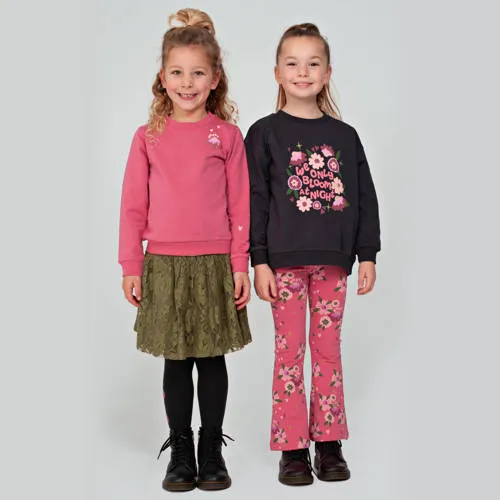 Jubel Moon Flowers flared broek roze, foto 3