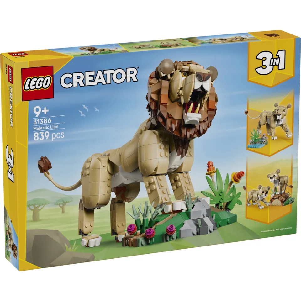 Lego Creator Wilde dieren: majestueuze leeuw 31386, foto 3