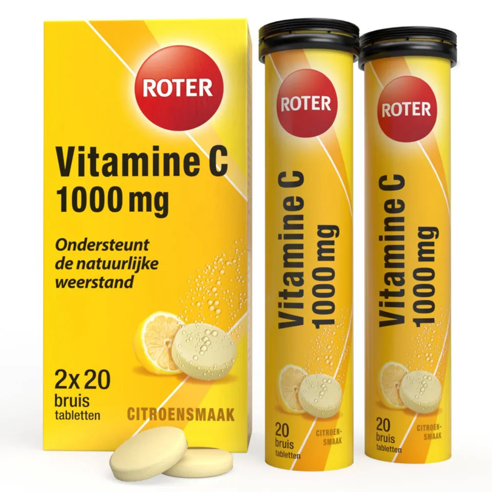 Roter Vitamine C 1000 mg bruistabletten citroen, foto 2