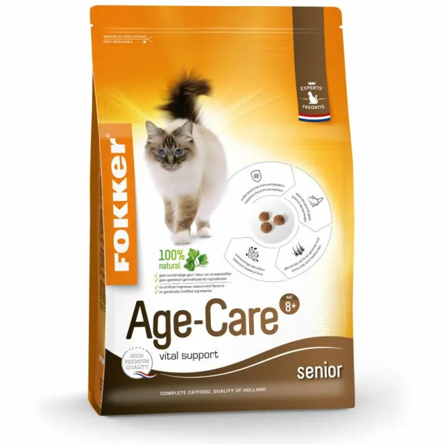 Fokker Age-Care kattenvoer gevogelte, foto 2
