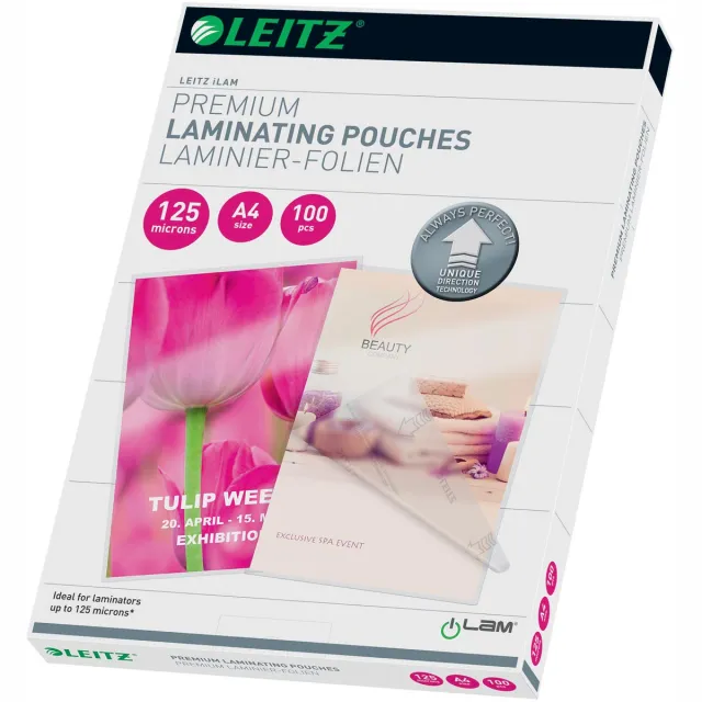 Leitz Lamineerhoes leitz ilam a4 2x125micron 100 stuks