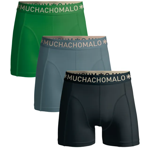 Muchachomalo Heren 3-pack Boxershorts Veelkleurig