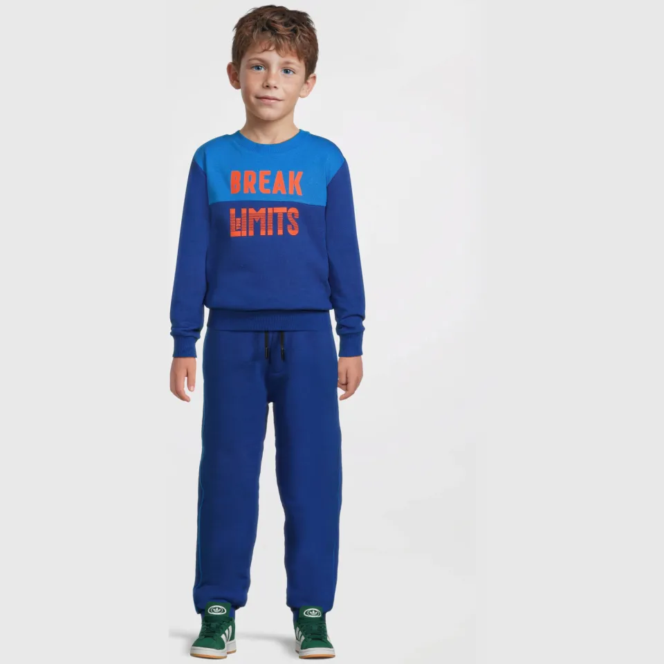 Orange Stars joggingbroek blauw Donkerblauw