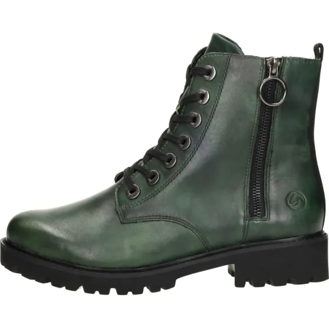 Remonte veterschoenen hoog groen