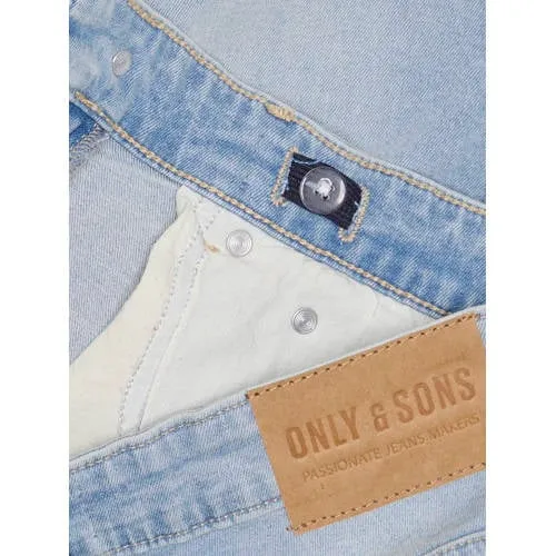 Only & Sons JUNIOR tapered jeans light blue denim, foto 5