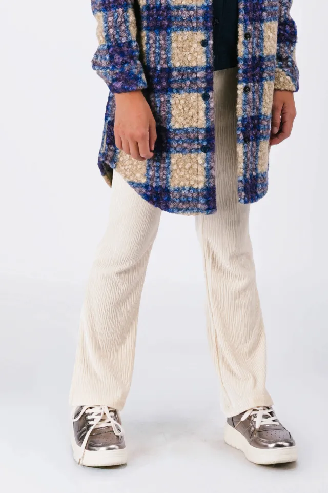 B.Nosy Puck flared broek ecru