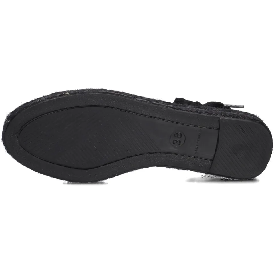 Shabbies Amsterdam Espadrilles Palma Kimono Zwart, foto 5