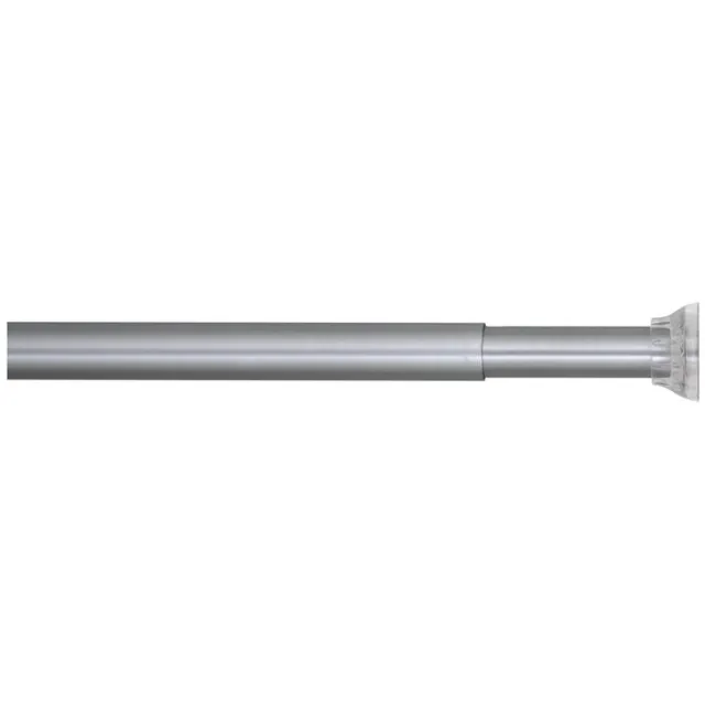Sealskin Douchegordijnstang 155-255 cm Mat aluminium wit chroom