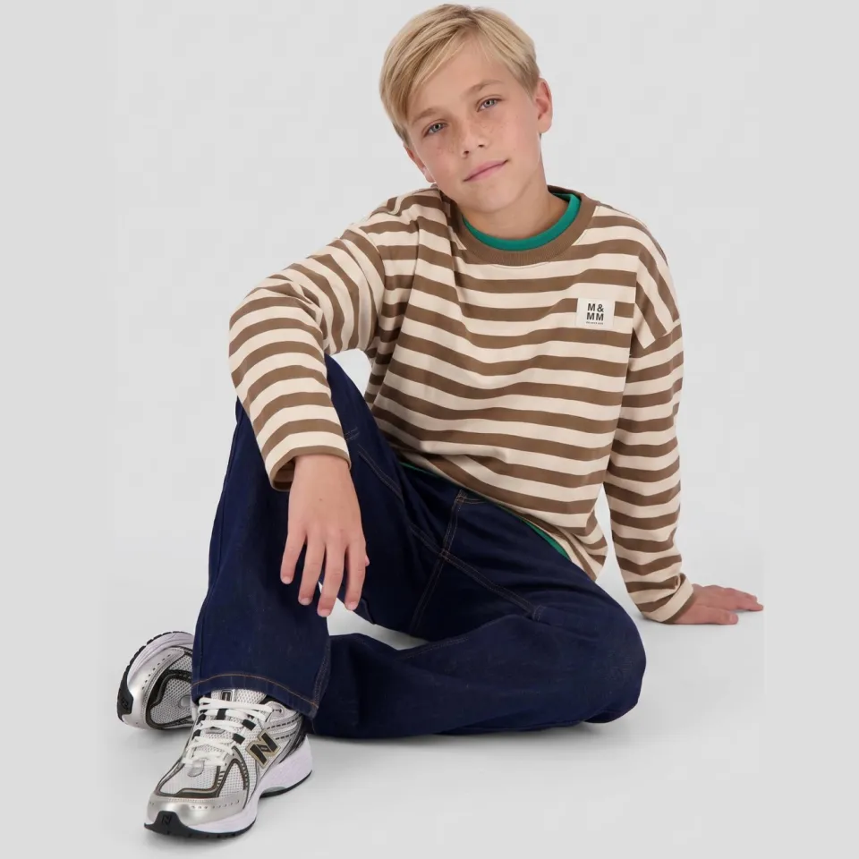 Me & My Monkey loose fit jeans - donkerblauw, foto 3